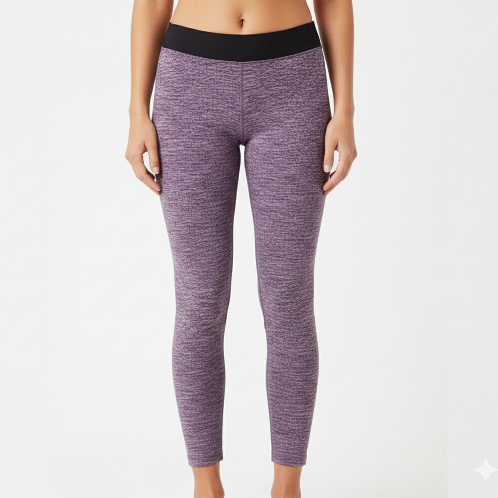 Purple and Black Leggings